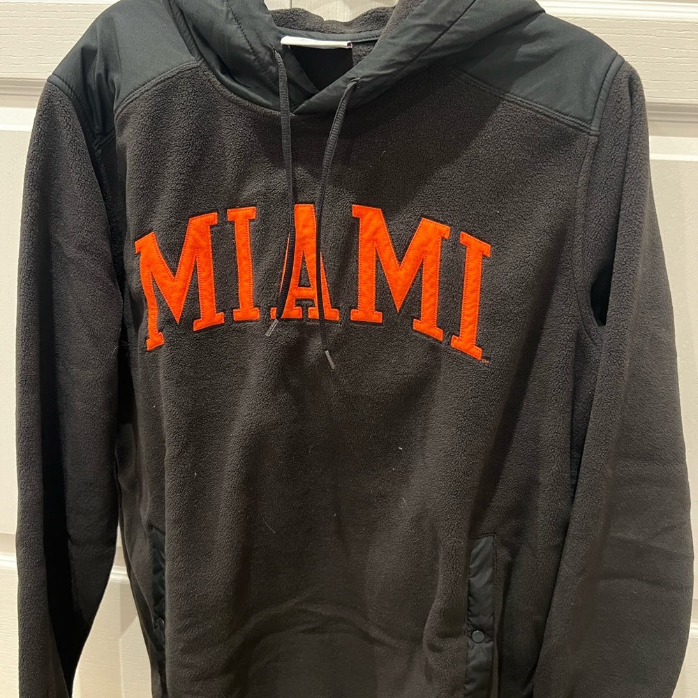 University Of Miami “Swacket” Fleece/Polyester hoodie/jacket